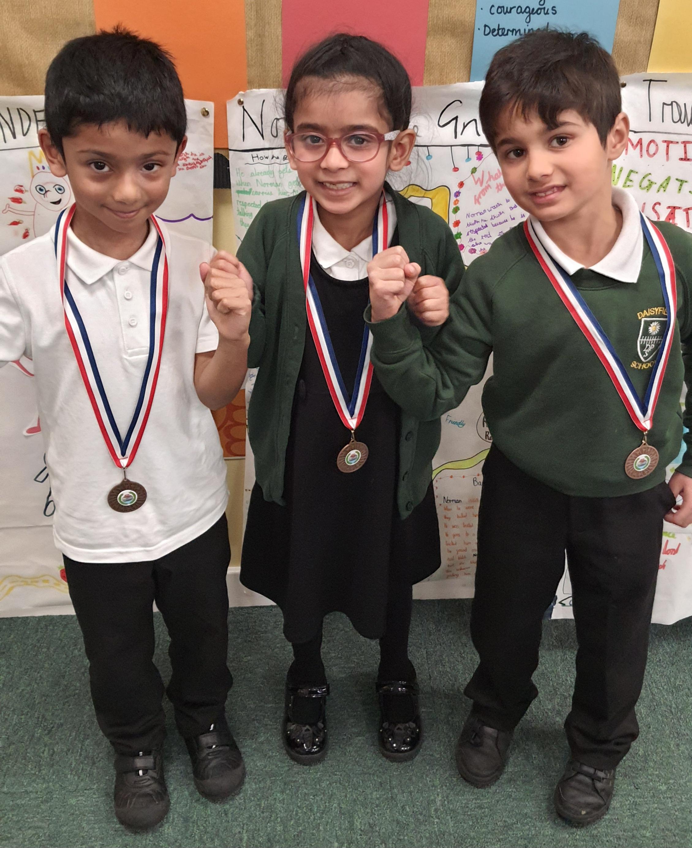 Curling Competition Bronze Winners!