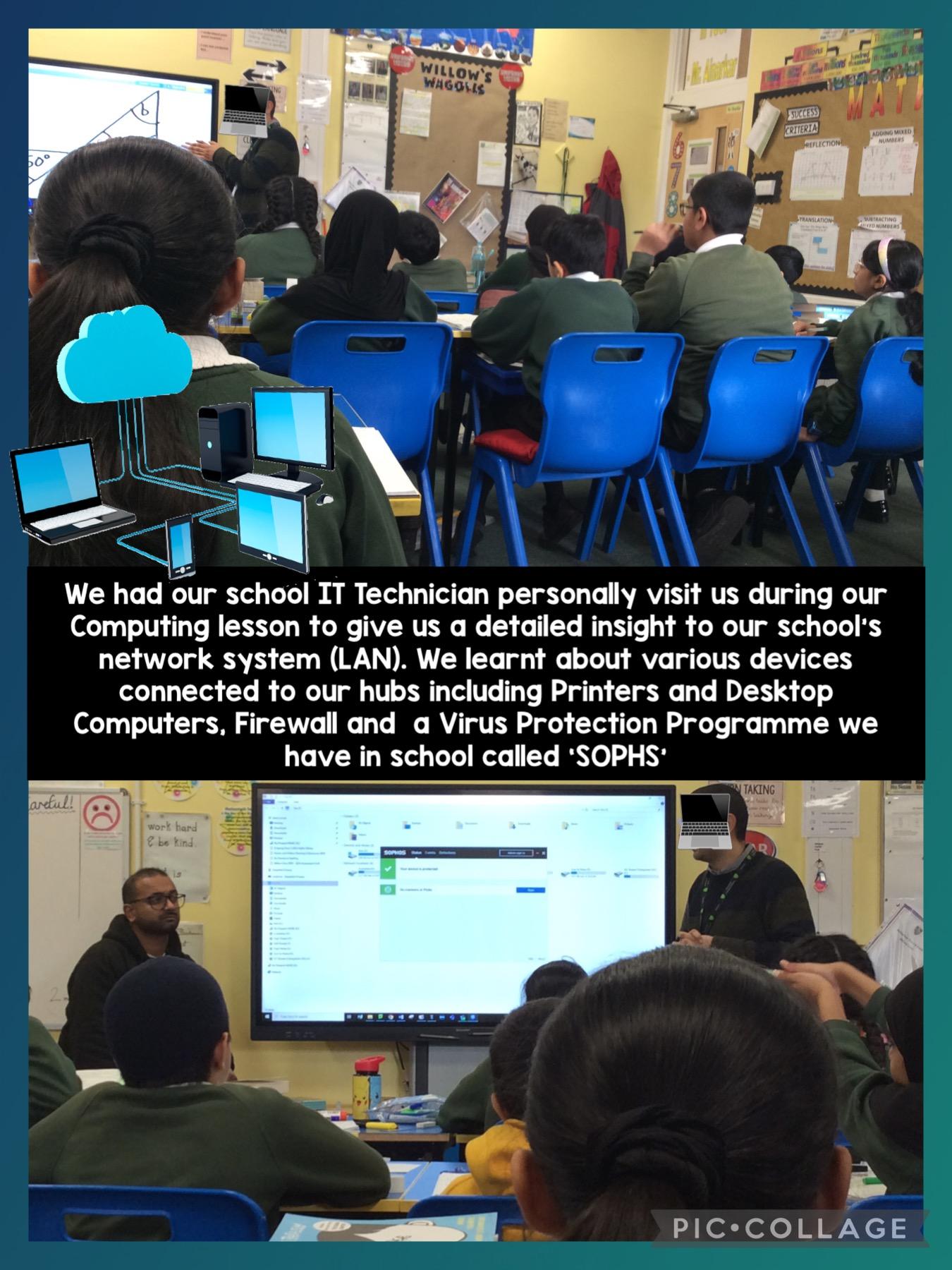 This term we are learning about Networks! We've even studied our School Network in detail!